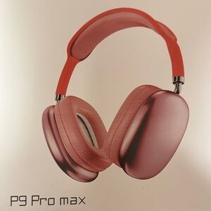 Red & Pink wireless over - ear Headphones NIB